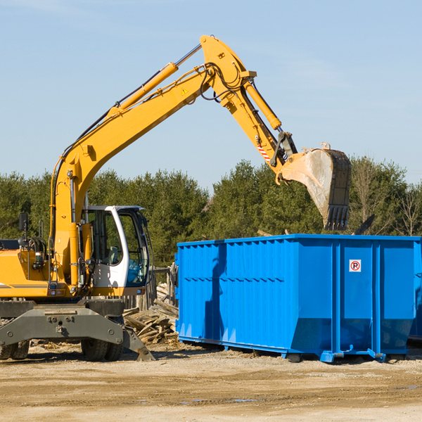 is there a minimum or maximum amount of waste i can put in a residential dumpster in Bentonville AR